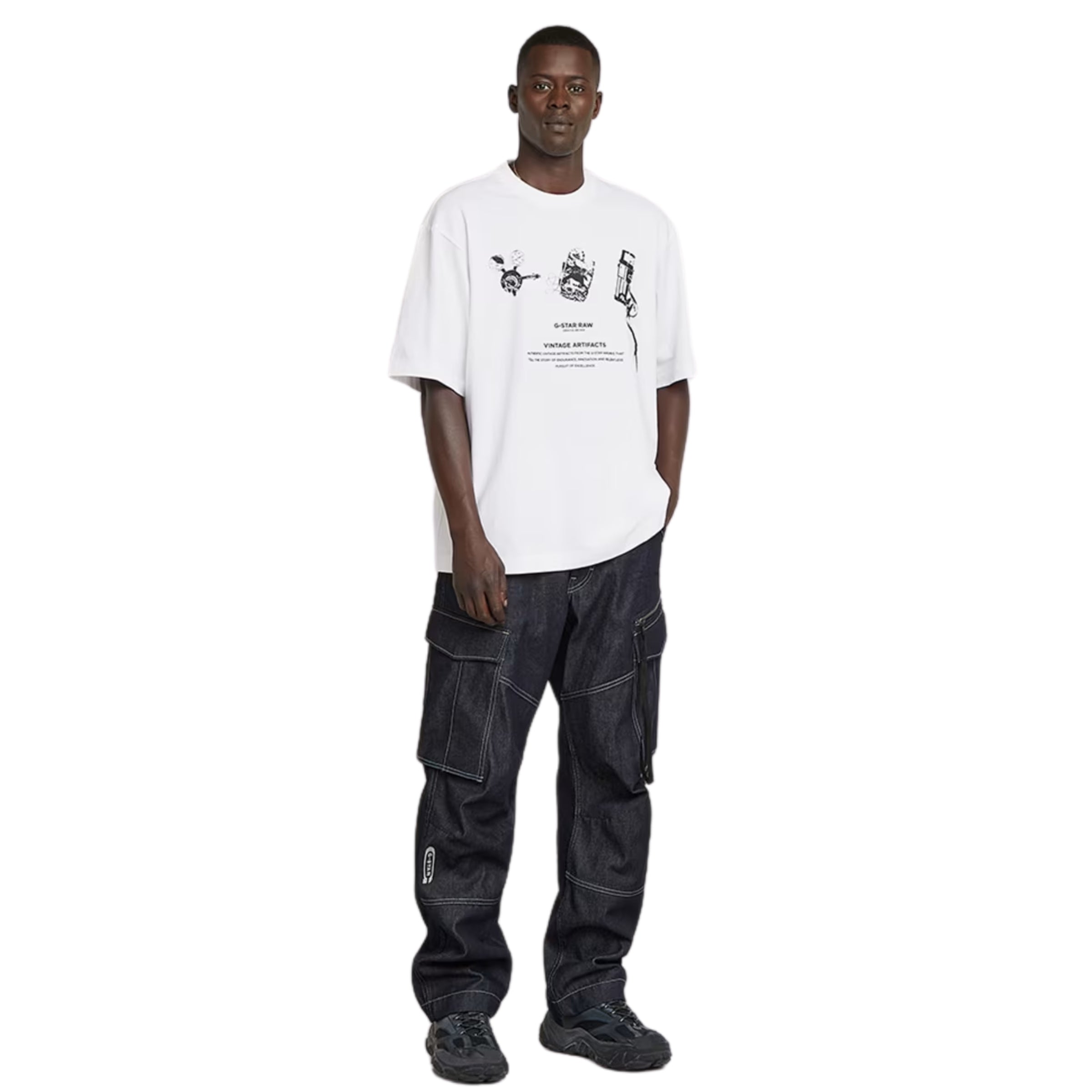 G-Star T-Shirt Archive Boxy White